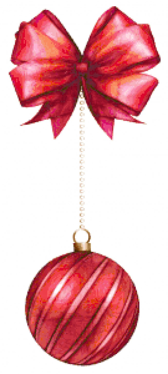 Christmas decoration. Free cross stitch pattern Better Cross Stitch