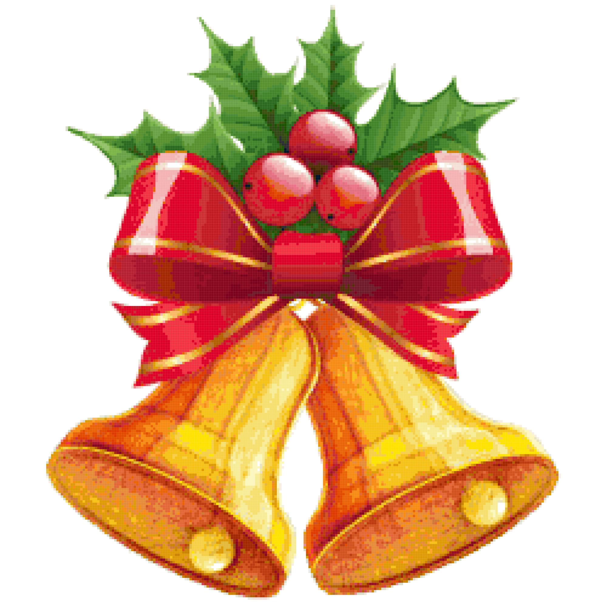 Merry Christmas cross stitch image